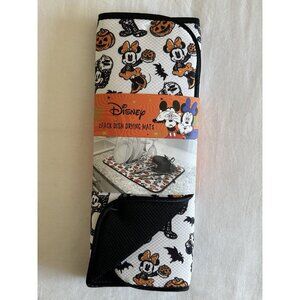 Disney Mickey Mouse 2 Pack Drying Mat Halloween Jack O Lantern Skeleton Costume